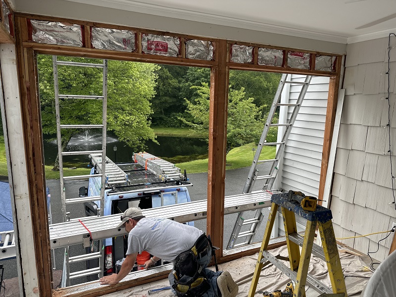 Checking all the framing before installation